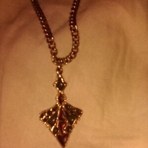 Art Deco necklace medallion